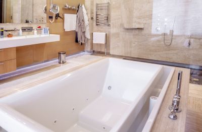 New Bathtub in Bathroom