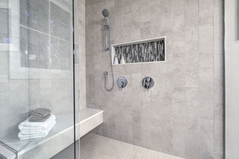 Elegant Shower with Tiling